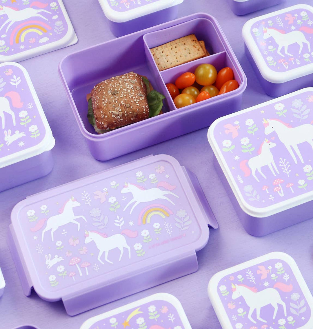 A Little Lovely Company - Bento Lunch Box: Unicorn dreams
