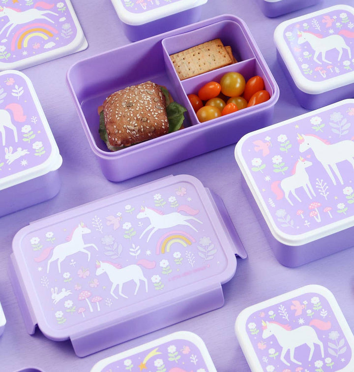 A Little Lovely Company - Bento Lunch Box: Unicorn dreams