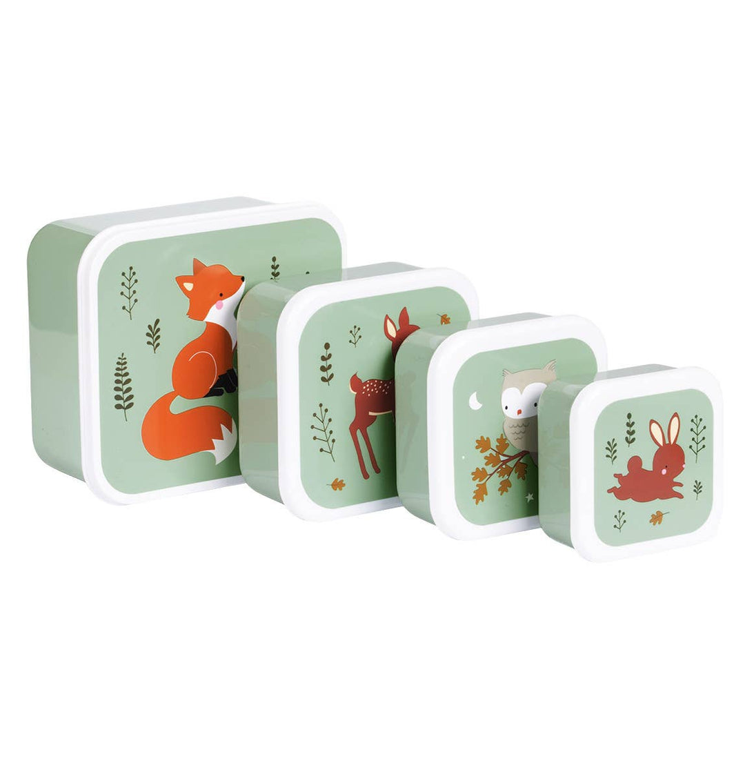A Little Lovely Company - Lunch & Snack Box Set: Forest Friends