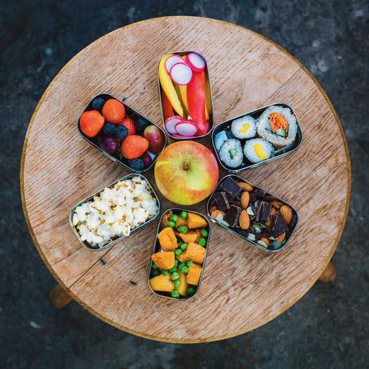 Elephant Box - Stainless Steel Mini Snack Pod Pair