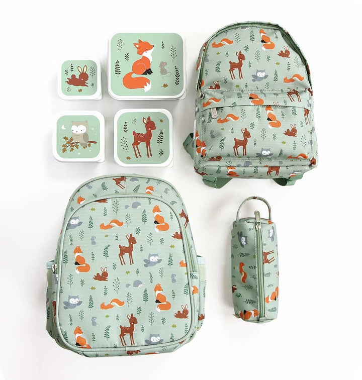 A Little Lovely Company - Lunch & Snack Box Set: Forest Friends