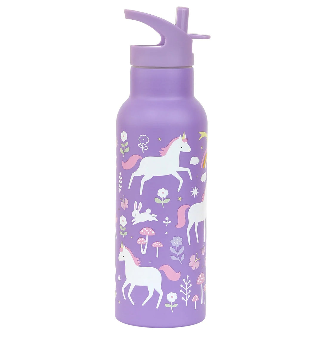 A Lovely Little Company - XL Stainless Steel Drink / Water Bottle: Unicorn Dreams