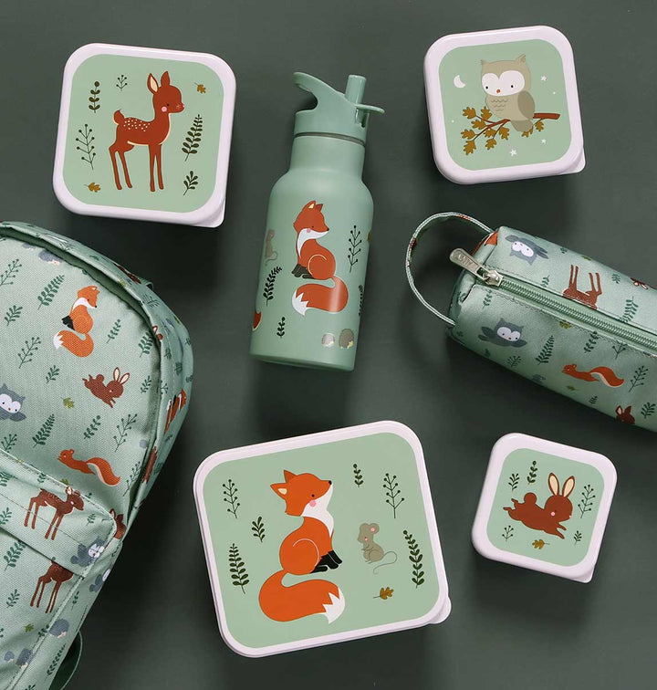 A Little Lovely Company - Lunch & Snack Box Set: Forest Friends
