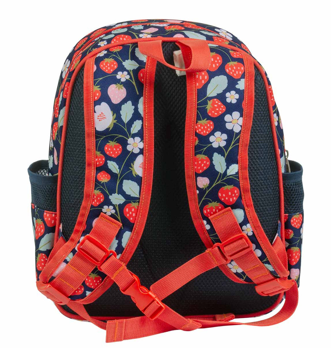 A Little Lovely Company - Backpack with Insulated Pocket: Strawberries