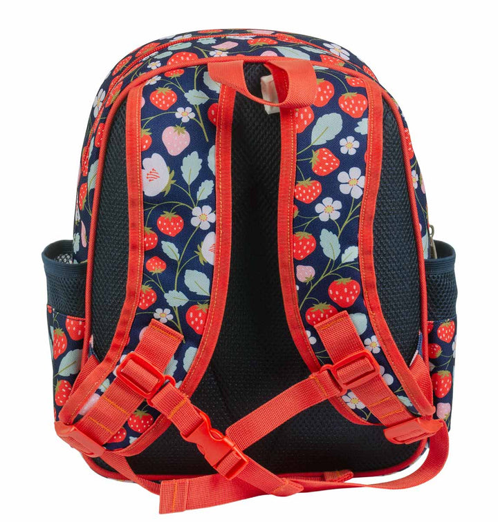 A Little Lovely Company - Backpack with Insulated Pocket: Strawberries