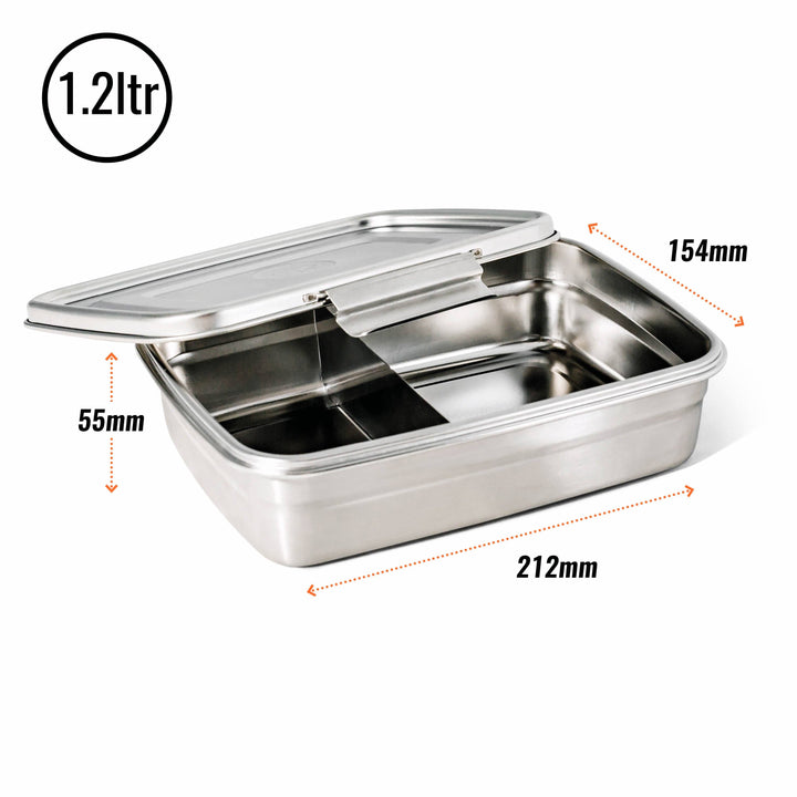 Elephant Box - Clip & Seal Lunchbox - Small: 800ml