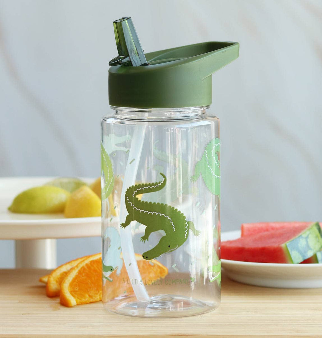 A Little Lovely Company - Kids Drink/Water Bottle: Crocodiles