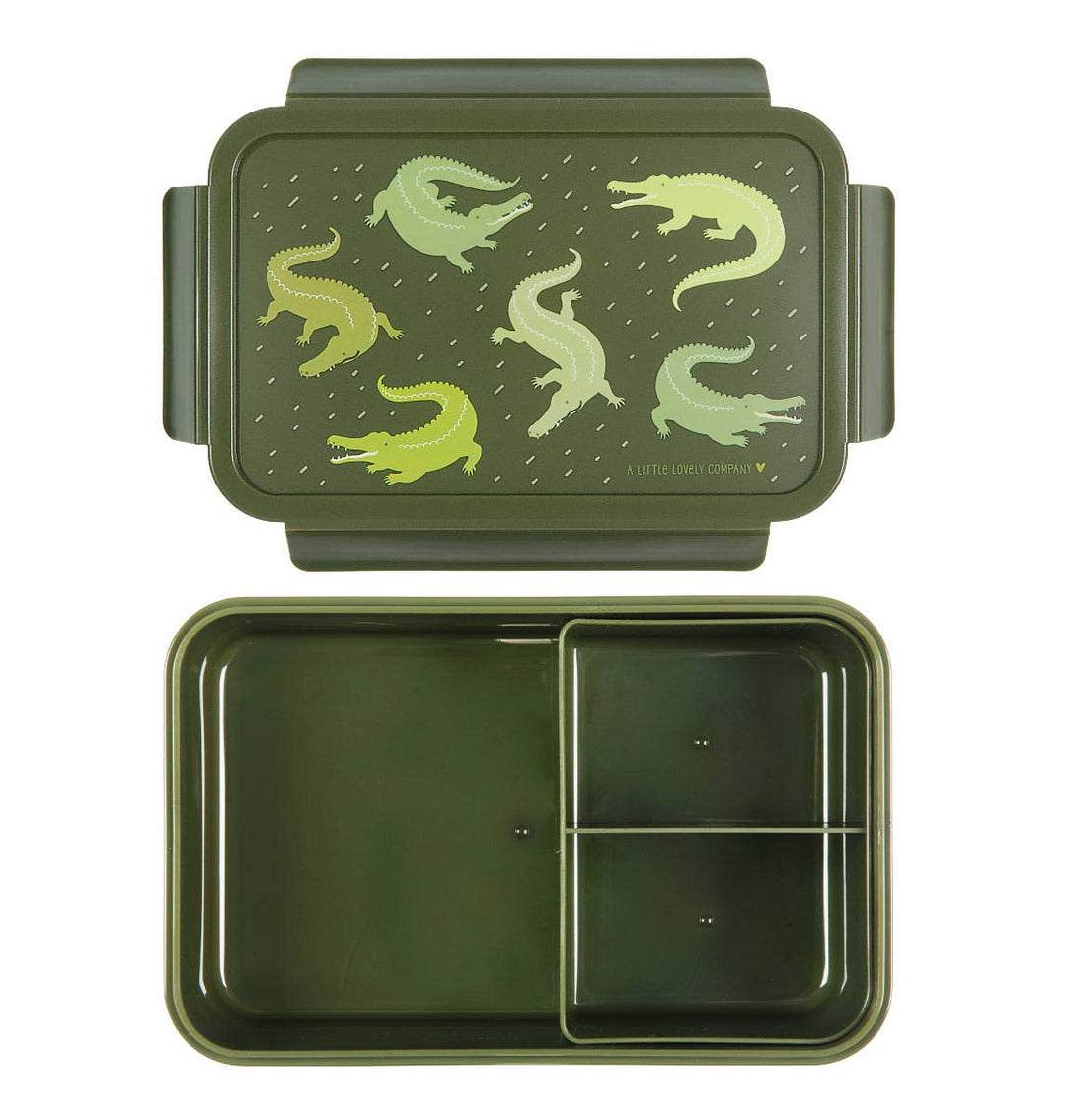 A Little Lovely Company - Bento Lunch Box: Crocodiles
