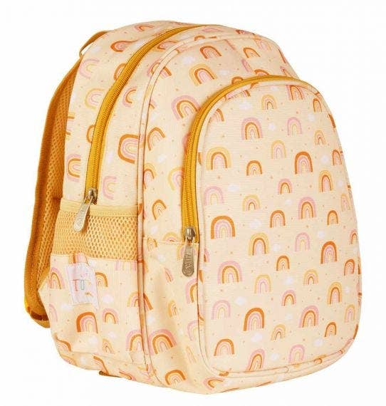 A Little Lovely Company - Backpack with Insulated Pocket: Rainbows
