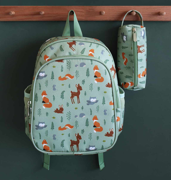 A Little Lovely Company - Backpack with Insulated Pocket: Forest Friends