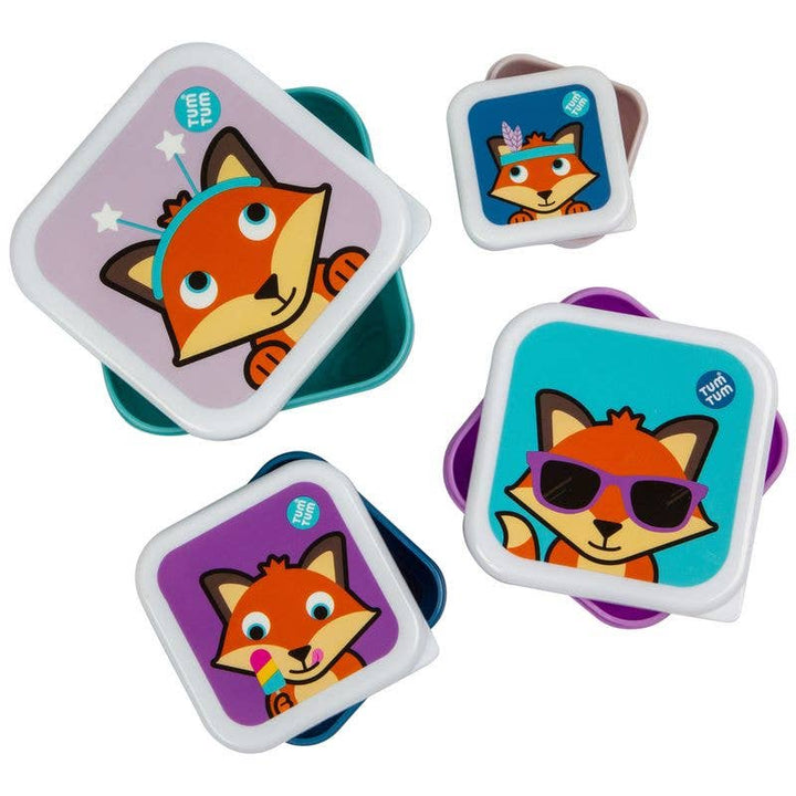 Tum Tum -  Nesting Snack Pots - Set of 4 - Felicity Fox