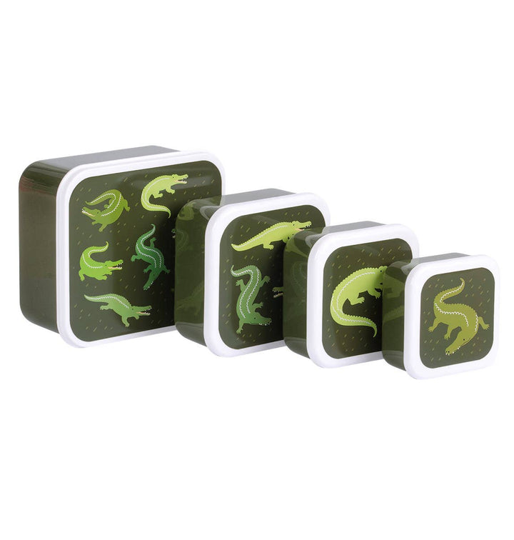 A Lovely Little Company Lunch & Snack Box Set: Crocodiles