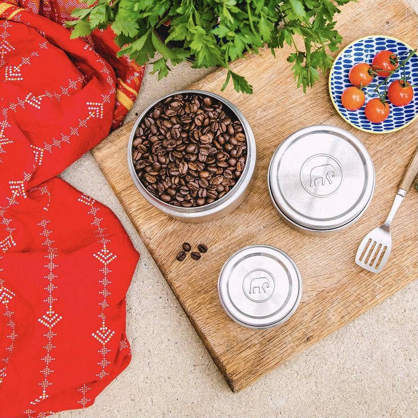 Elephant Box - Twist & Lock Food Canister Trio