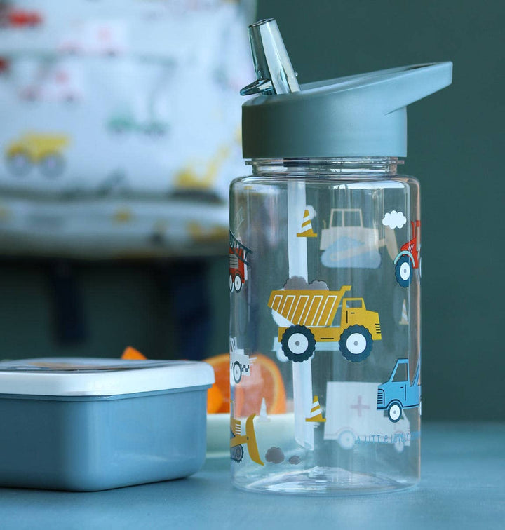 A Little Lovely Company - Kids Drink/Water Bottle: Vehicles