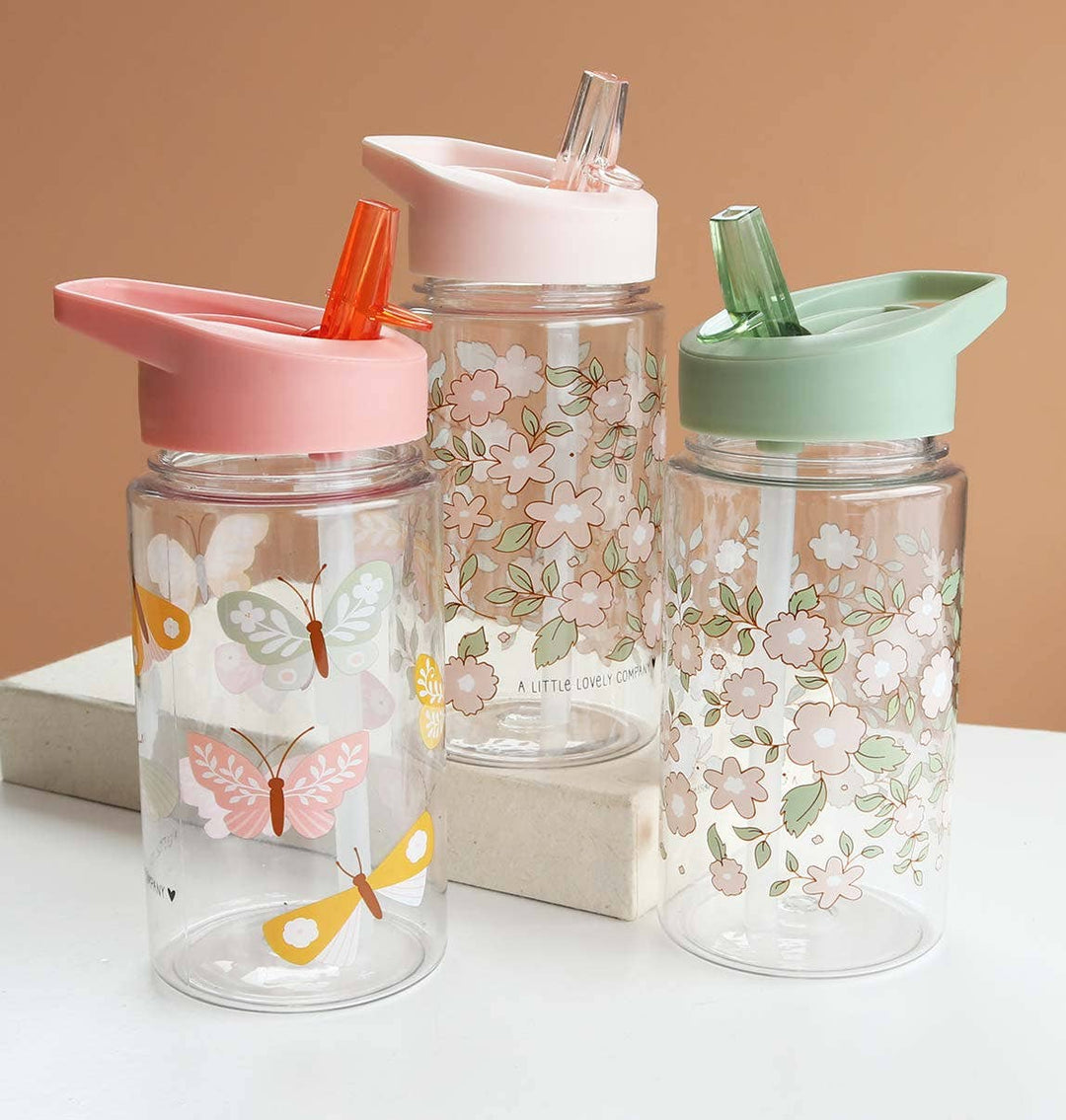 A Little Lovely Company - Kids Drink/Water Bottle: Butterflies