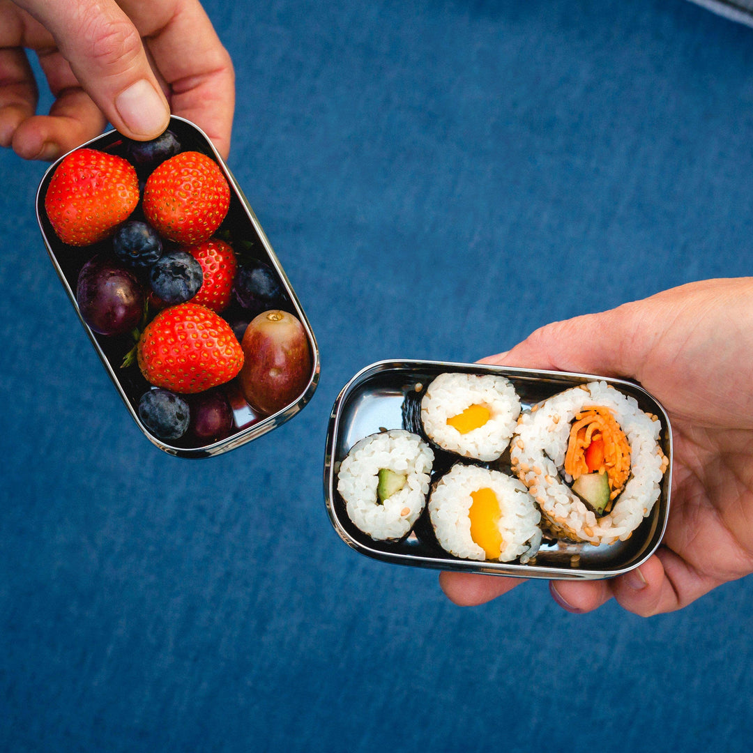 Elephant Box - Stainless Steel Mini Snack Pod Pair