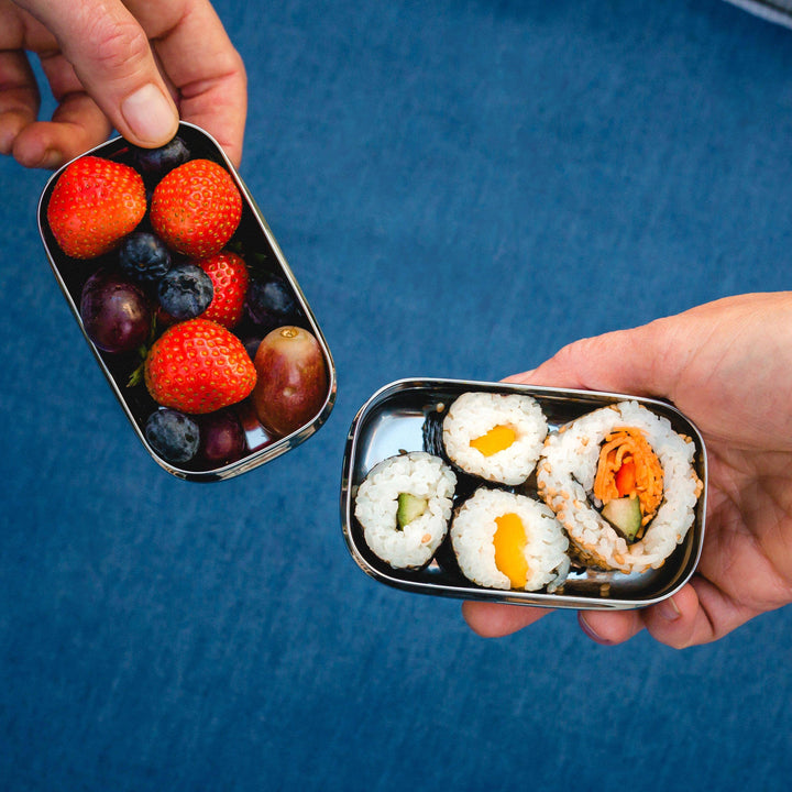 Elephant Box - Stainless Steel Mini Snack Pod Pair