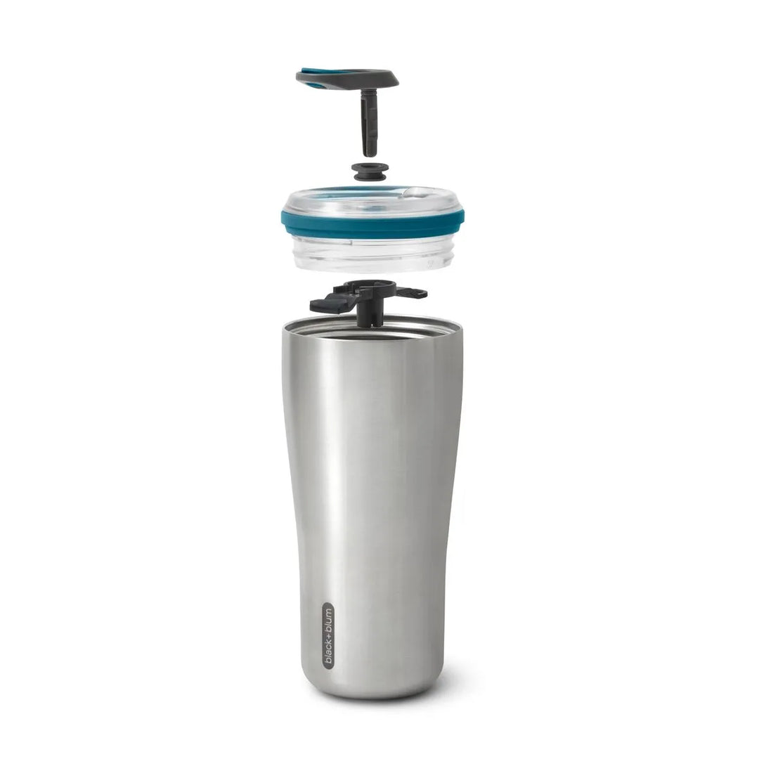 Black+Blum Insulated Travel Tumbler - Leak Proof Stainless Steel Tumbler 600ml | Ocean