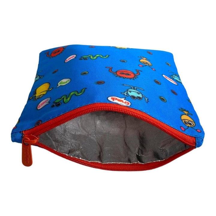 Yumbox Reusable Sandwich Bag - Set of 2 - Pacific Shark & Funny Monsters - ScandiBugs