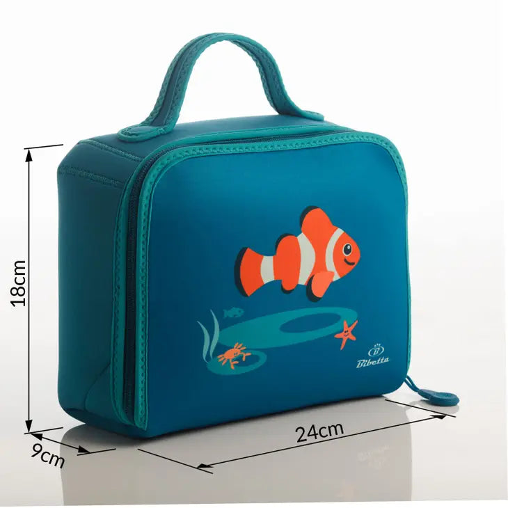Bibetta Lunch Bag - Tropical Fish - ScandiBugs