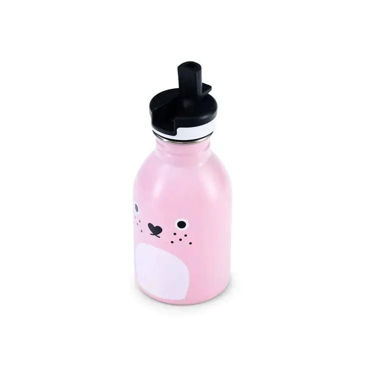 Noodoll Stainless Steel Bottle - Ricecarrot Rabbit - Pink - ScandiBugs